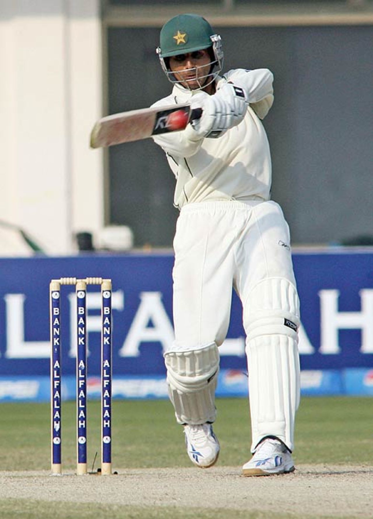 Abdul Razzaq added 80 to the 152-run partnership between him and Mohammad Yousuf for the sixth wicket, Pakistan v West Indies, day five, 2nd Test, multan, November 23, 2006