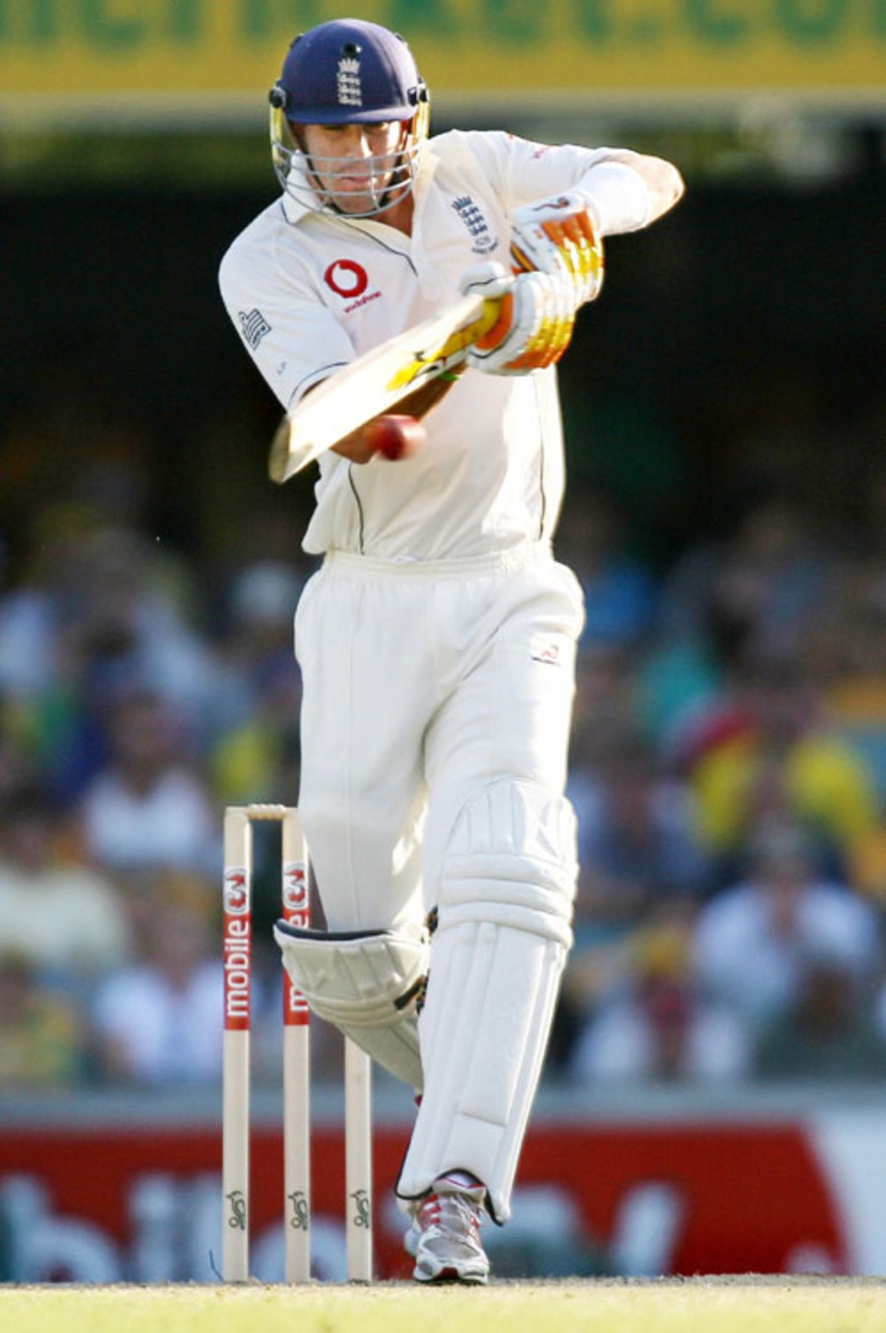 Kevin Pietersen was into action early for England, Australia v England, 1st Test, Brisbane, November 24, 2006