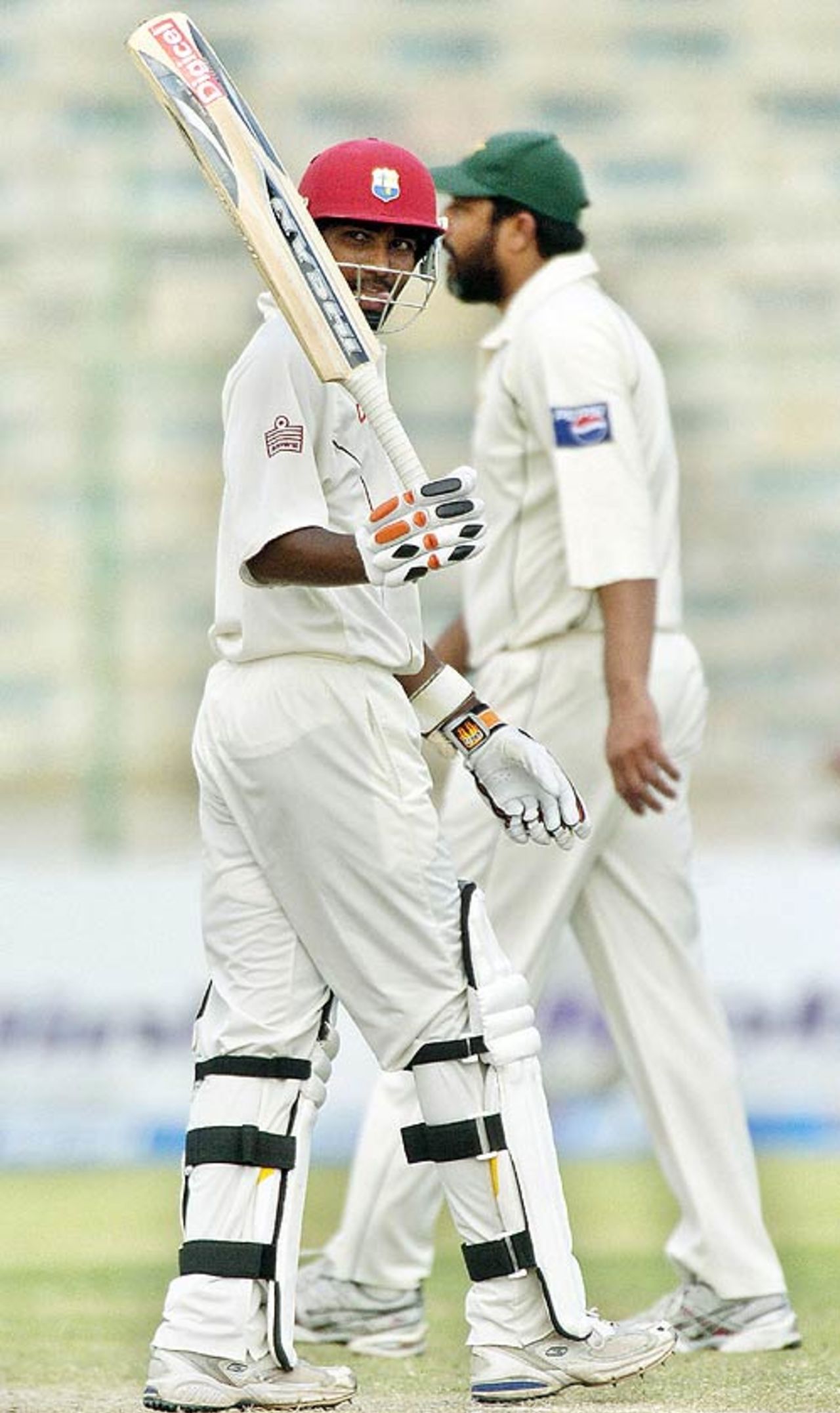 Denesh Ramdin reaches his half century, Pakistan v West Indies, 3rd Test, Karachi, 3rd day, November 29, 2006