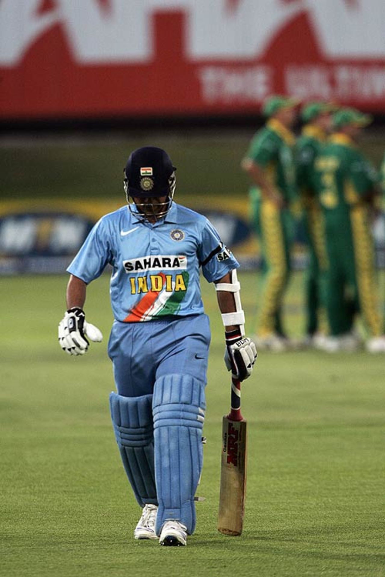 Sachin Tendulkar was out for 1, South Africa v India, 4th ODI, Port Elizabeth, November 29, 2006