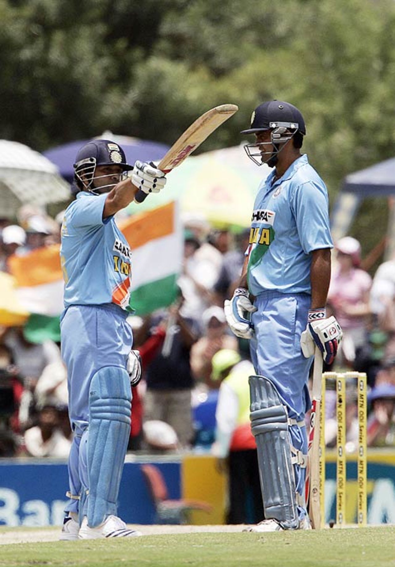 Sachin Tendulkar scored his 74th ODI fifty at Centurion, South Africa v India, 5th ODI, Centurion, December 3, 2006
