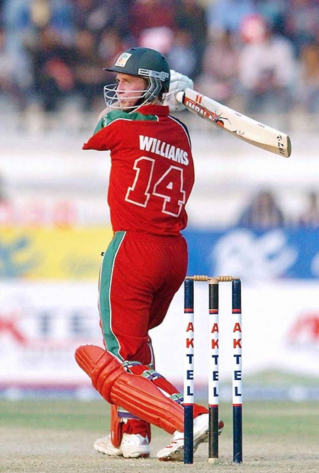 Sean Williams cracks a boundary during his fine 61, Bangladesh v Zimbabwe, 2nd ODI, Bogra, December 3, 2006