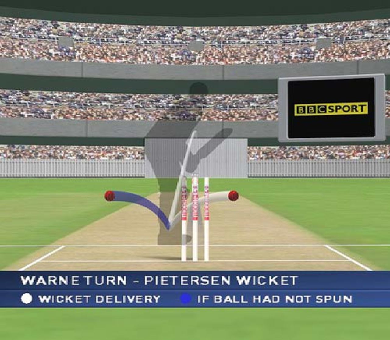 The ball which nailed Kevin Pietersen, Australia v England, 2nd Test, Adelaide, December 5, 2006