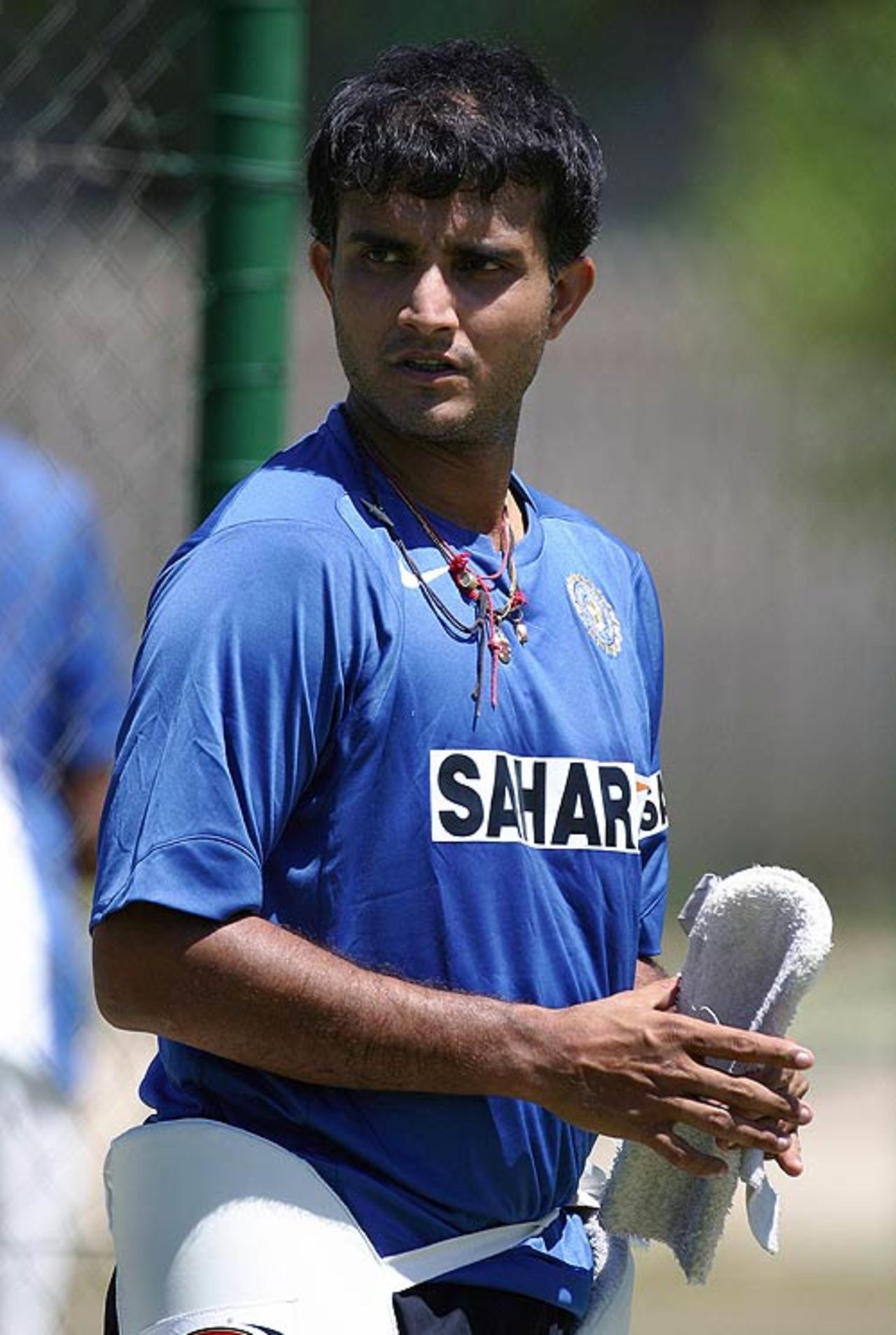 Sourav Ganguly practices with the Indian team for the first time in over nine months, Potchefstroom, December 6, 2006