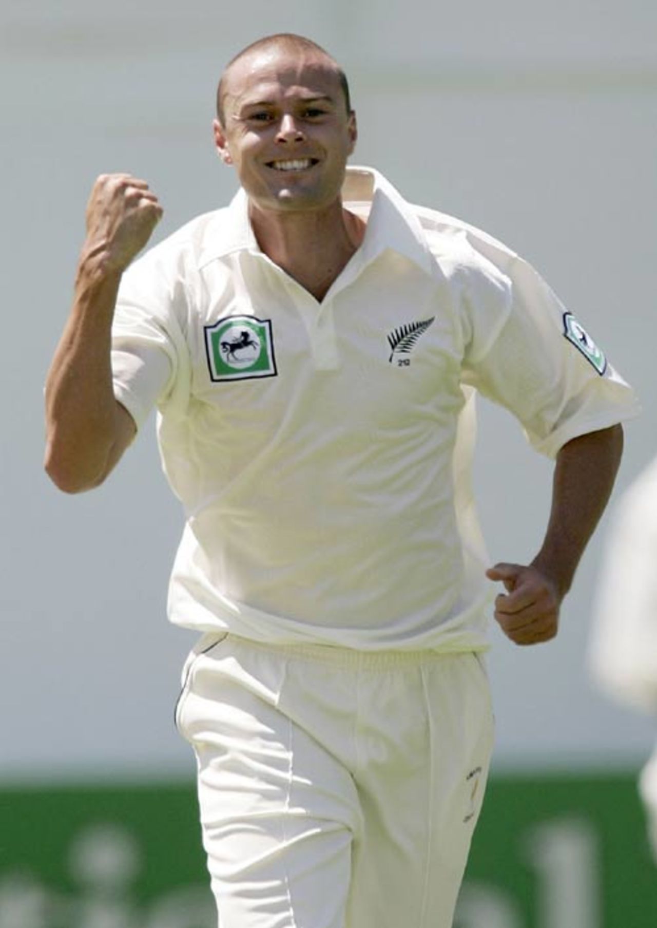Chris Martin finally nailed his 100th Test wicket, New Zealand v Sri Lanka, 1st Test, Christchurch, 1st day, December 7, 2006