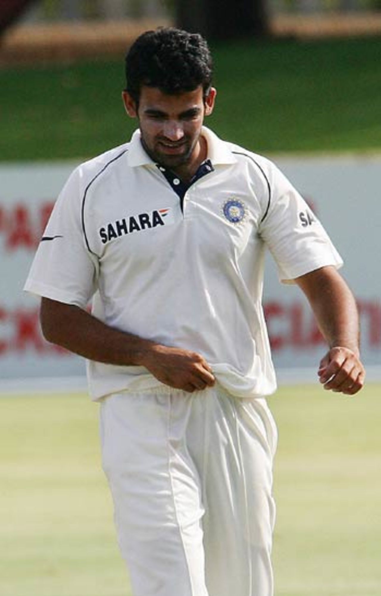 Zaheer Khan worked hard and the results came as the Indians beat Rest of South Africa, Tour Match, Potchefstroom, December 9, 2006