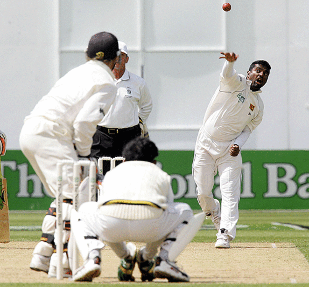 Muttiah Muralitharan ran circles around the New Zealand tail, New Zealand v Sri Lanka, 2nd Test, Wellington, December 16, 2006
