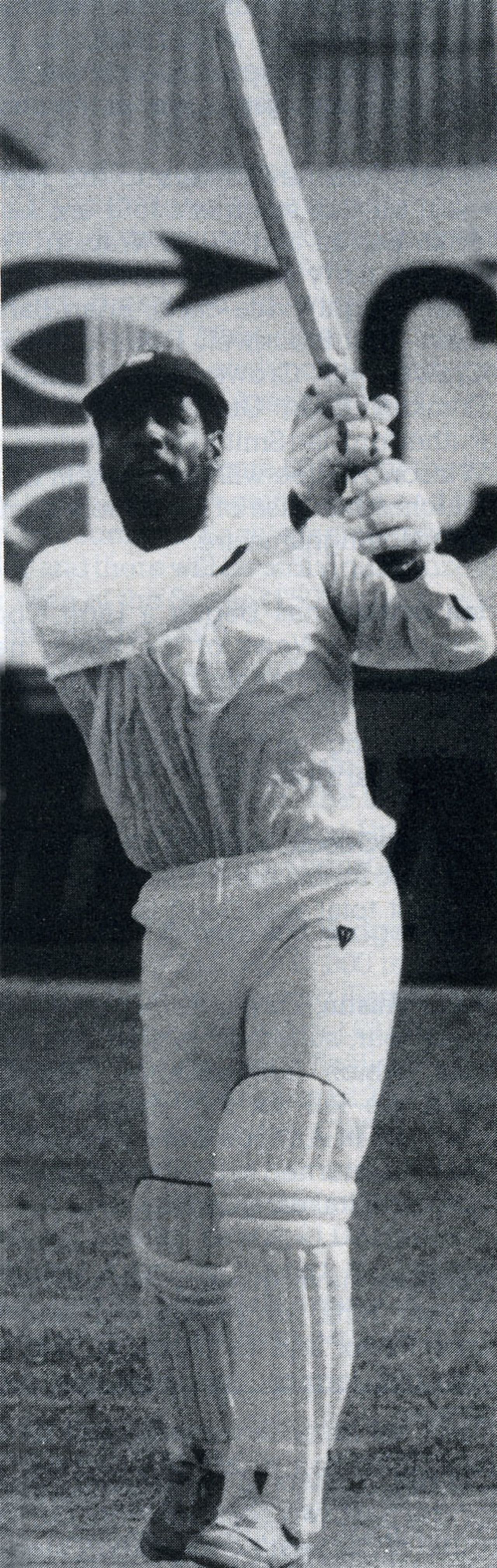 Viv Richards lofts a six on his way to a 56-ball hundred, the fastest in Test cricket, West Indies v England, Antigua, April 15, 1986