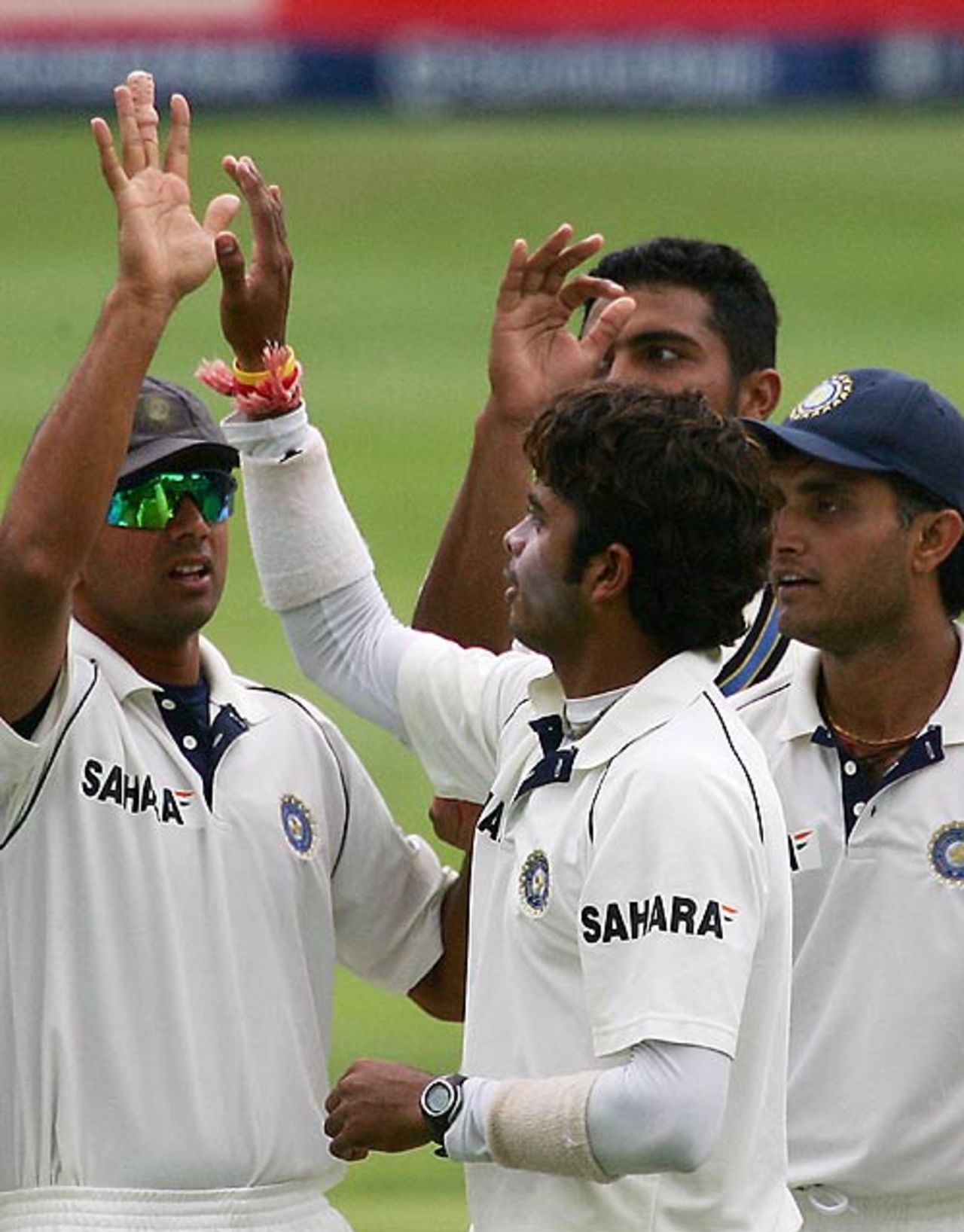 Sreesanth celebrates the wicket of Graeme Smith, South Africa v India, 1st Test, Johannesburg, 2nd day, December 16, 2006