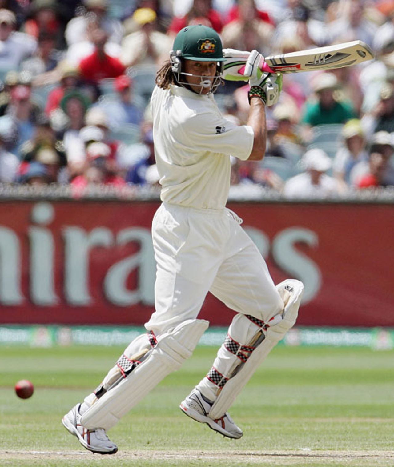 Andrew Symonds drives powerfully behind square, Australia v England, 4th Test, Melbourne, December 27, 2006