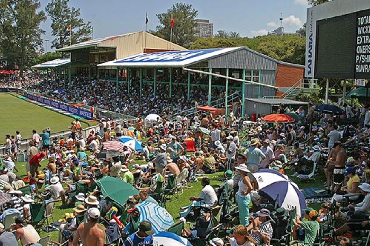 The Wednesday afternoon crowd at Kingsmead, South Africa v India, 2nd Test, Durban, 2nd day, December 27, 2006