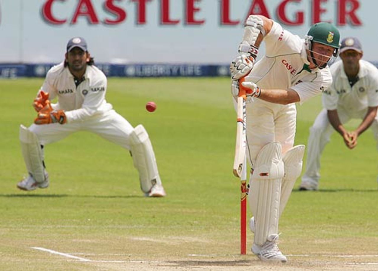 Graeme Smith scored 59 in the second innings, South Africa v India, 2nd Test, Durban, 4th day, December 29, 2006
