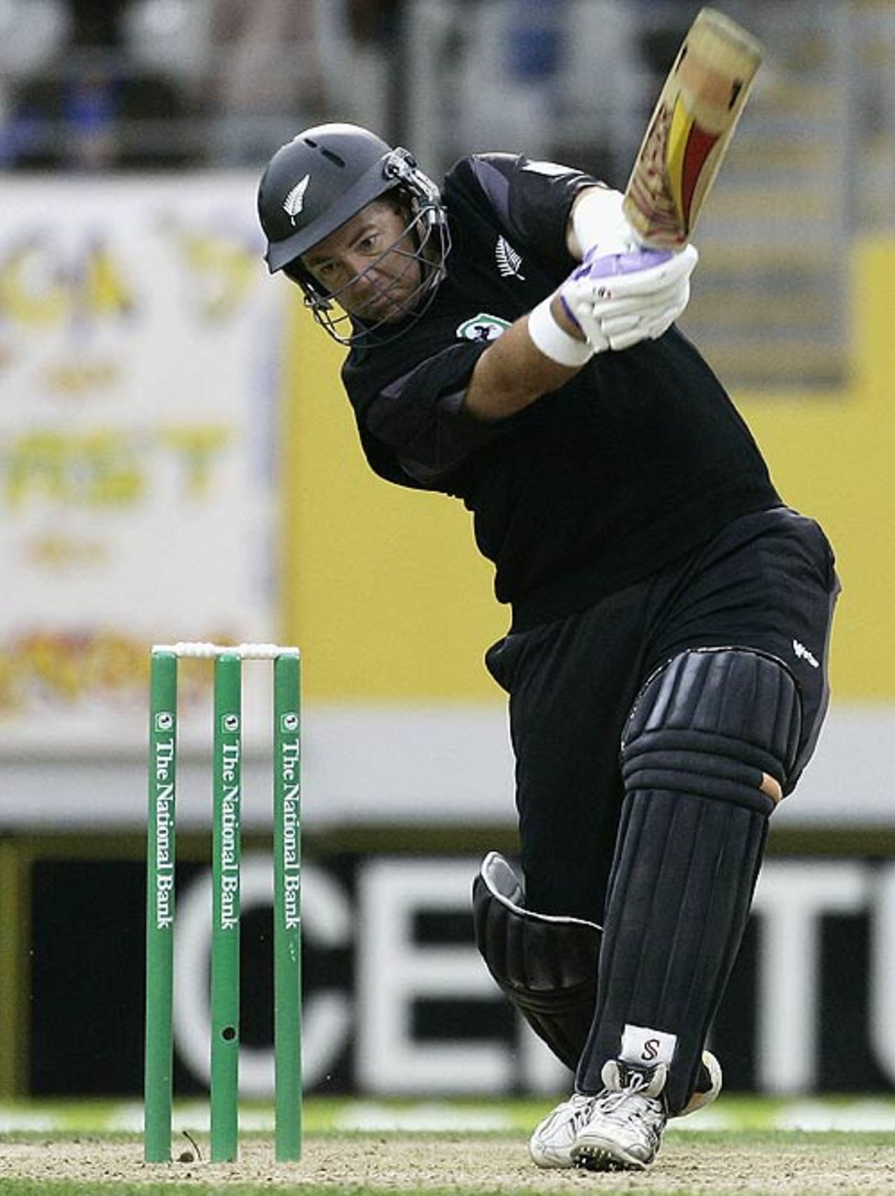 Craig McMillan top-scored with an unbeaten 29 as wickets tumbled around him, New Zealand v Sri Lanka, 4th ODI, Eden Park, January 6, 2007