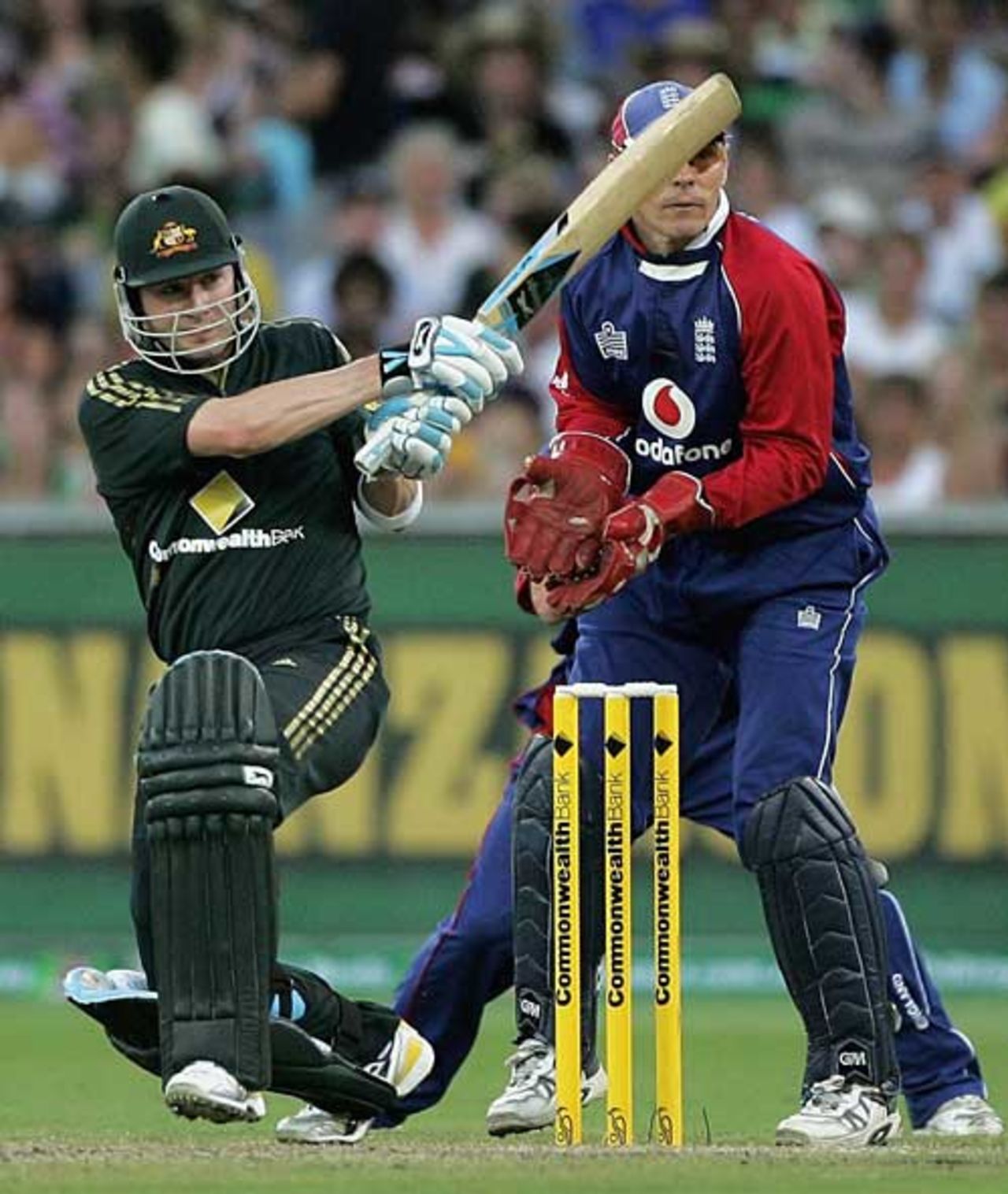 Michael Clarke formed an impressive stand with Ricky Ponting, Australia v England, Commonwealth Bank Series, 1st Match, Melbourne, January 12, 2007