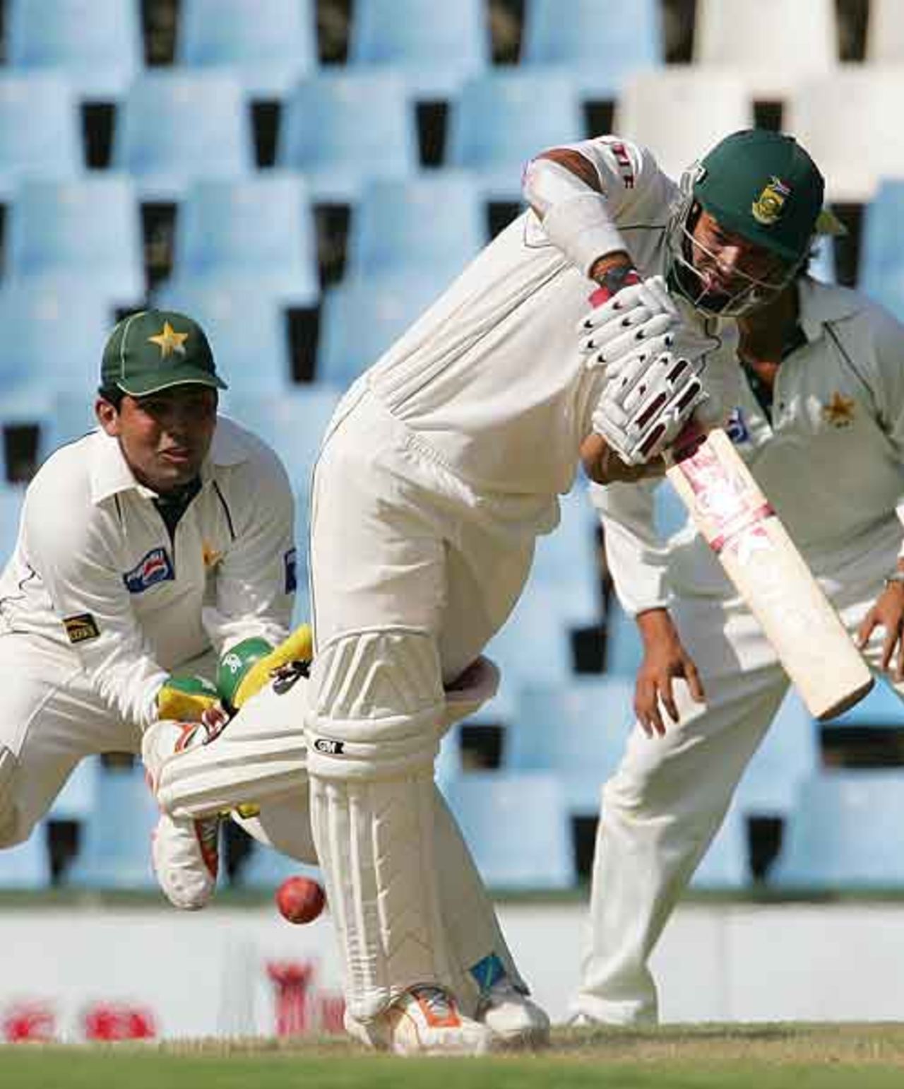Ashwell Prince works through the leg side, South Africa v Pakistan, 1st Test, Centurion Park, January 12, 2007