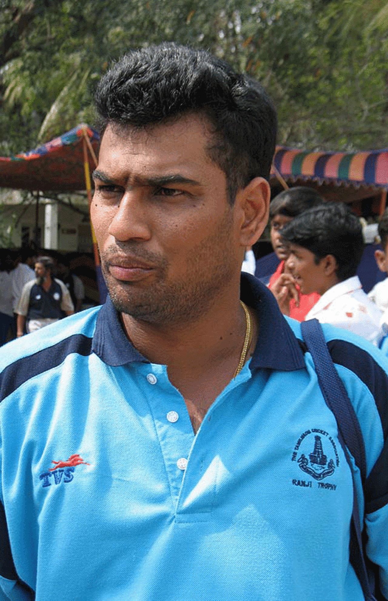Sridharan Sharath at his last first-class game, Tamil Nadu v Baroda, Ranji Super League, 7th round, January 13, 2007