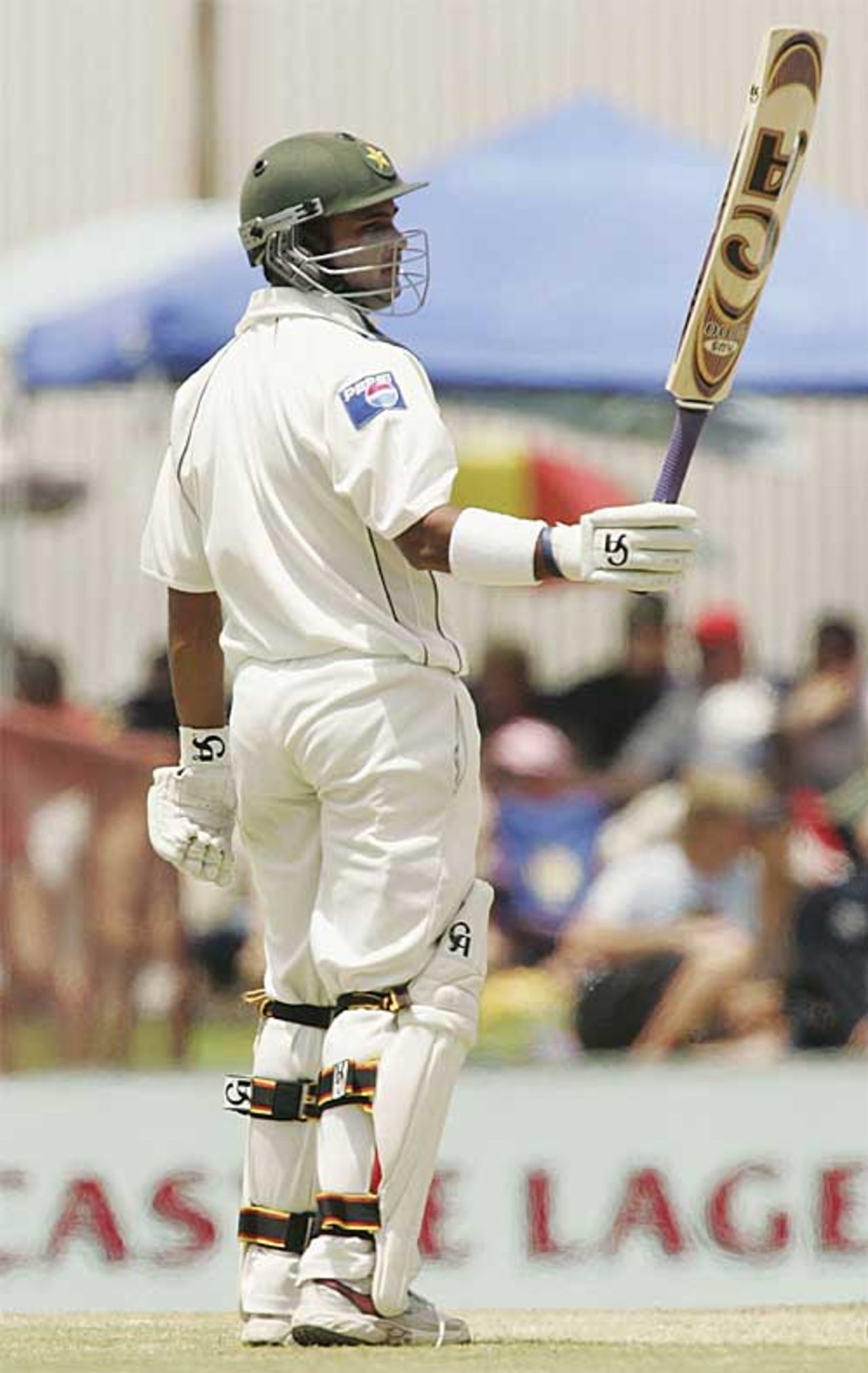 Imran Farhat takes the plaudits for his half-century... but was out shortly after for 68, South Africa v Pakistan, 1st Test, Centurion Park, January 14, 2007