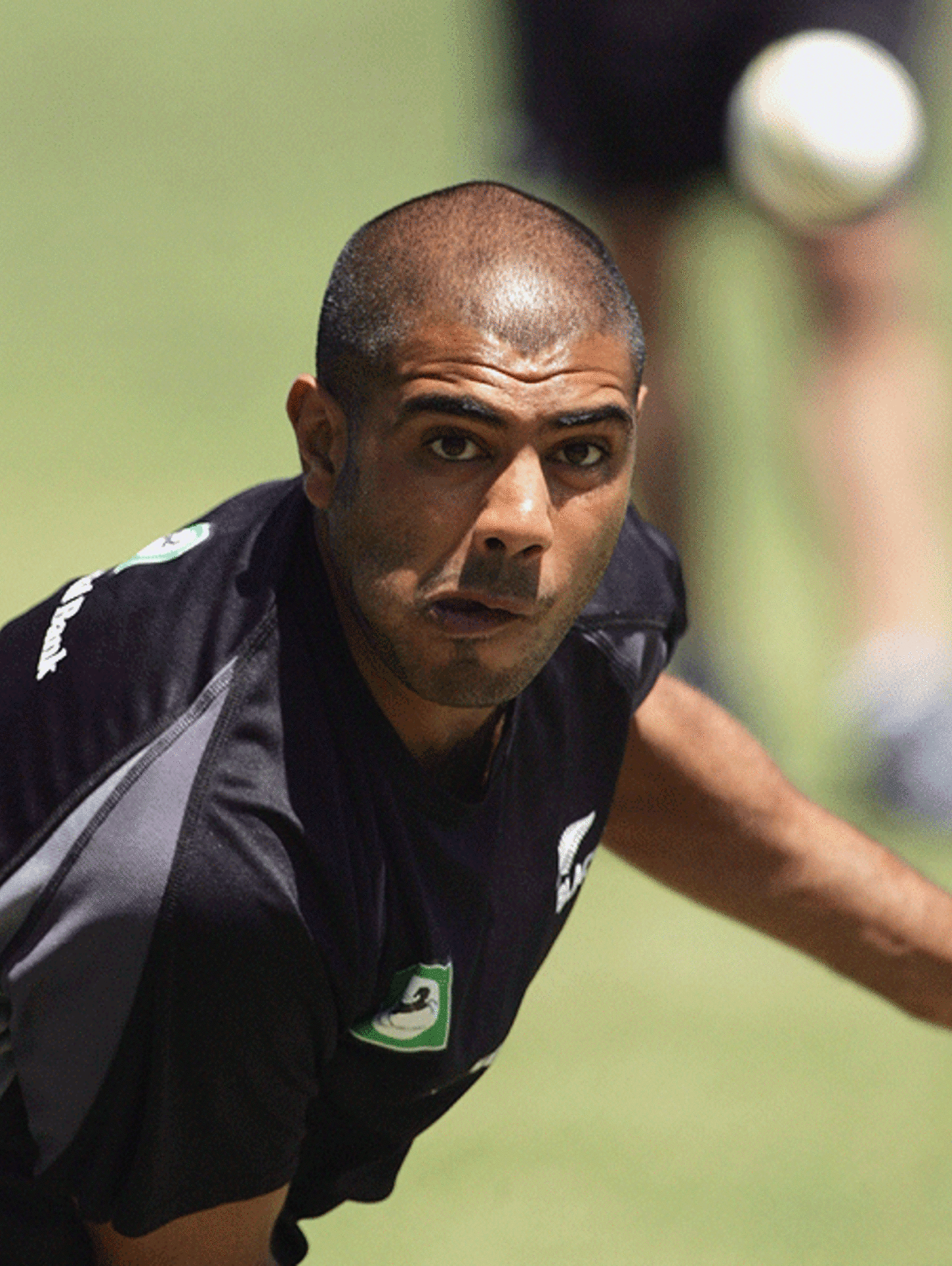 Jeetan Patel works on his spinners at Bellerive Oval, Hobart, January 15, 2007