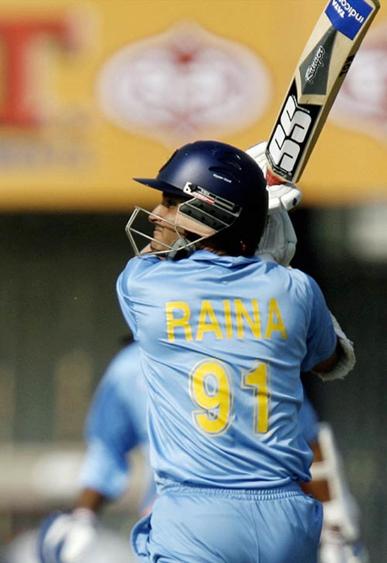 For the second successive game, Sourav Ganguly batted in Suresh Raina's T-shirt, 2nd ODI, Cuttack, January 24, 2007