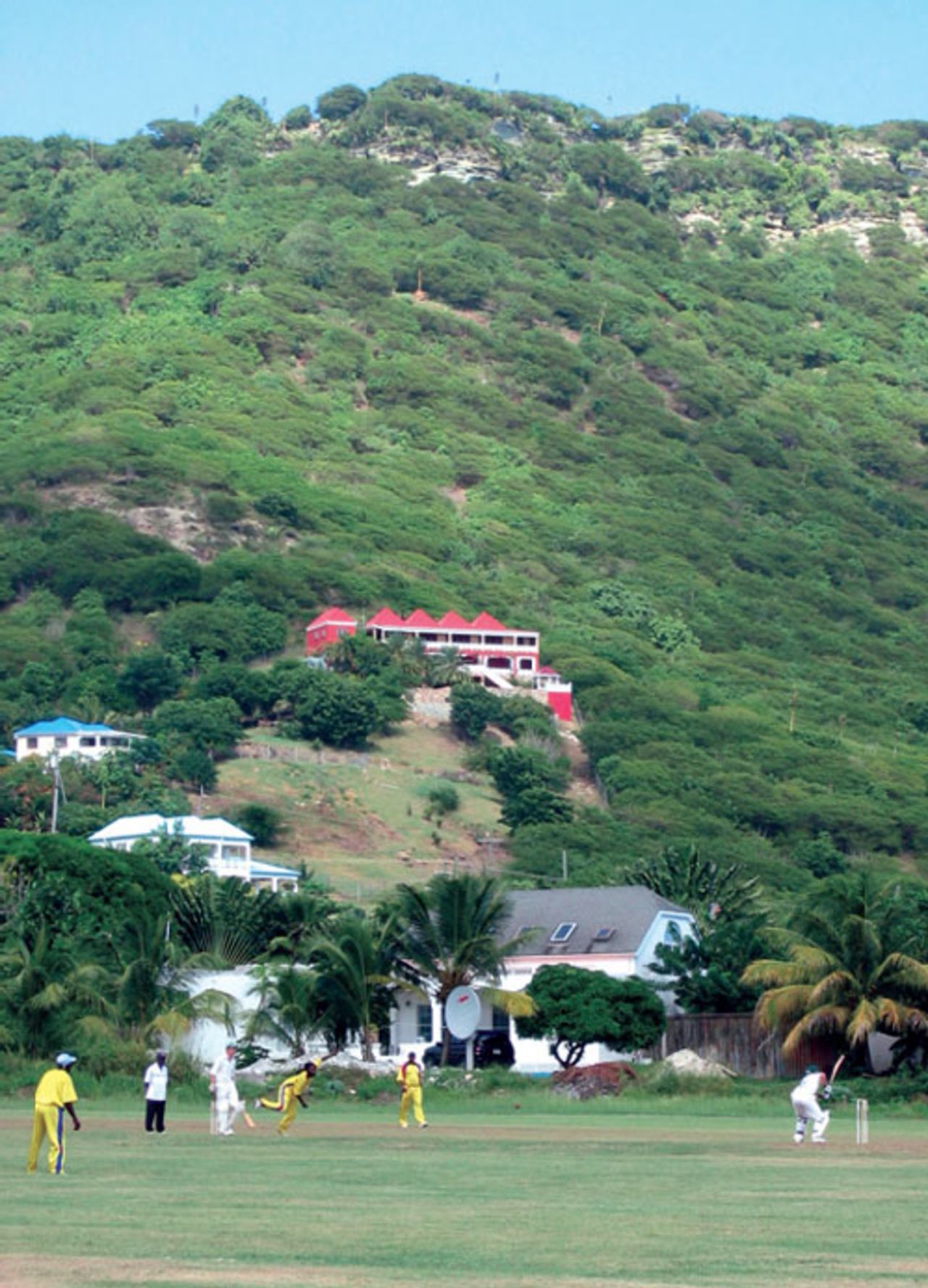 A general view of Falmouth in Antigua