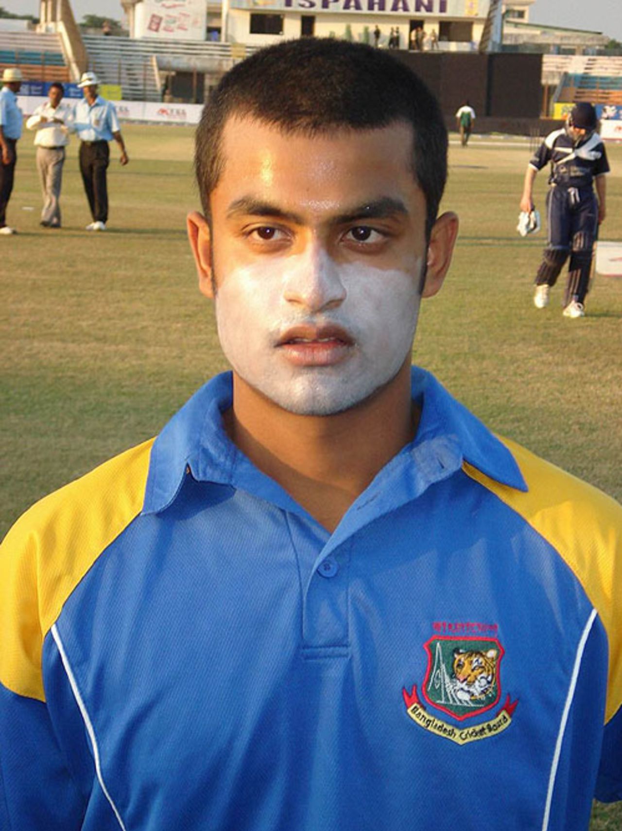 Tamim Iqbal Khan, the new name in the Bangladesh squad to tour Zimbabwe, Dhaka, January 25, 2007