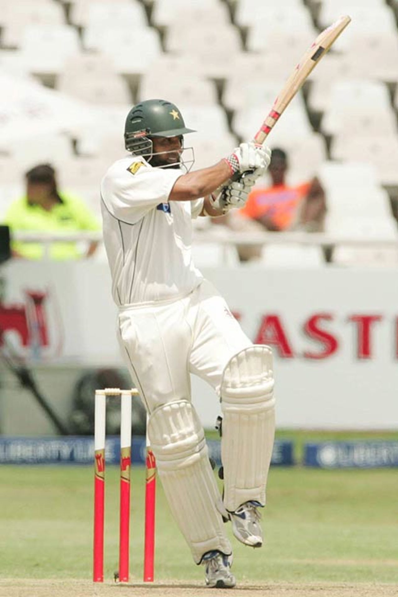 Mohammad Yousuf, the mainstay of Pakistan's first innings, South Africa v Pakistan, 3rd Test, Cape Town, January 26, 2007