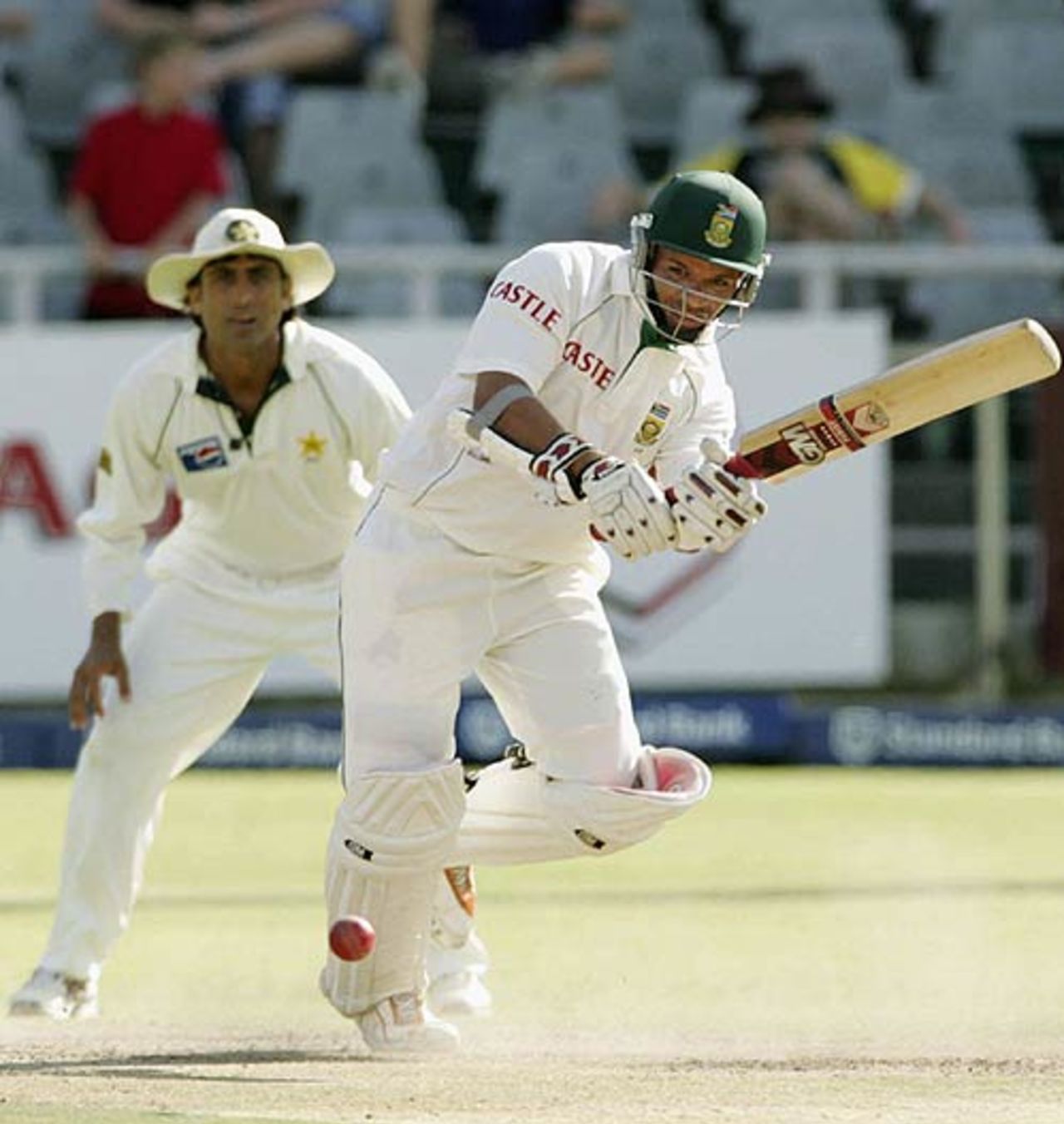 Ashwell Prince clips to leg, South Africa v Pakistan, 3rd Test, Cape Town, January 26, 2007