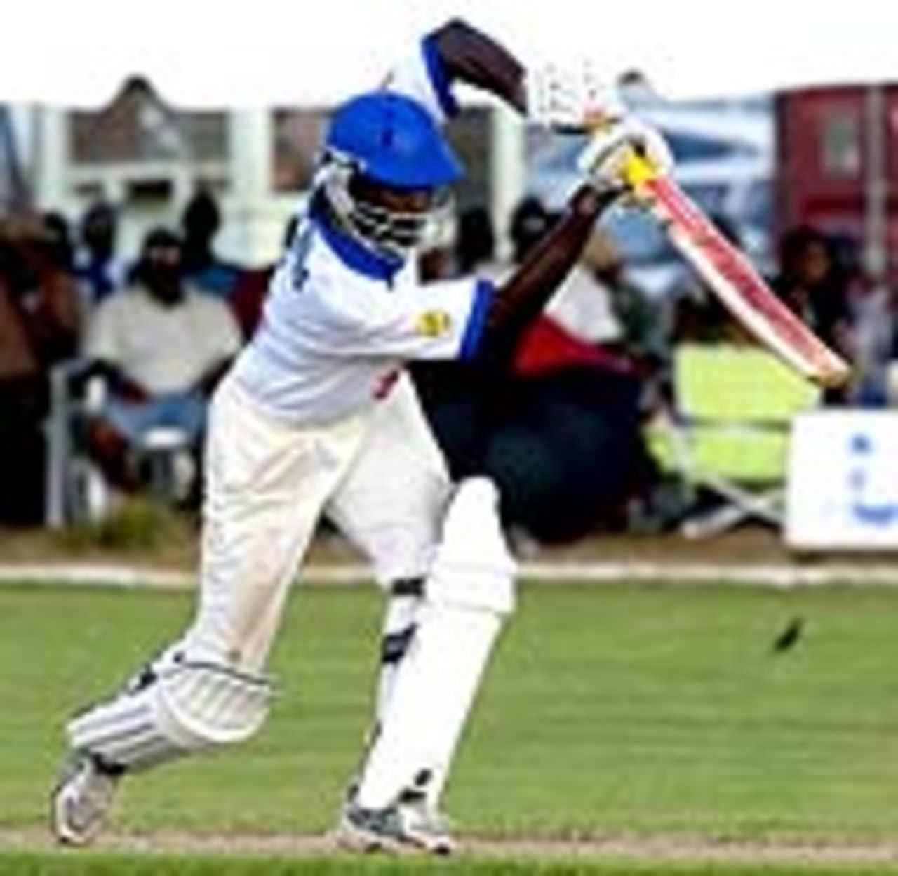Dale Richards drives during his 159, Jamaica v Barbados, Carib Beer Series, Chedwin Park, 2nd day, January 29, 2007