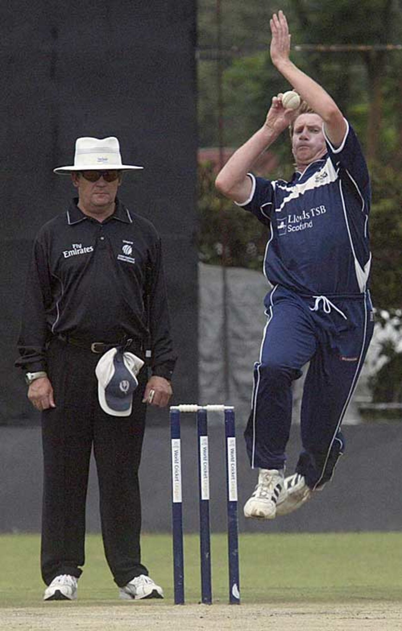 John Blain took three wickets against Kenya, Kenya v Scotland, World Cup Cricket, Nairobi, February 4, 2007