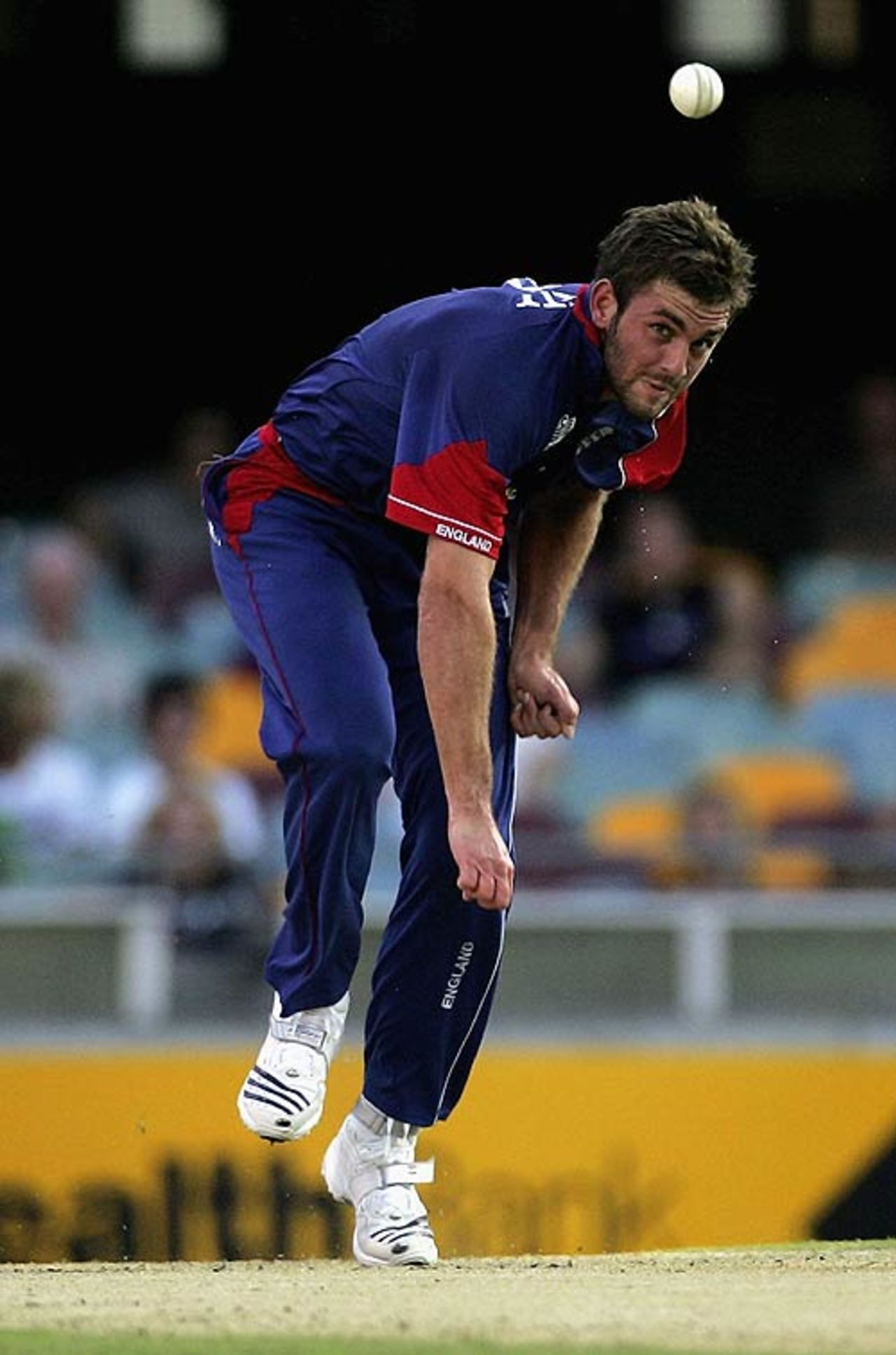 Liam Plunkett was extremely wayward with the new ball, England v New Zealand, CB Series, 12th match, Brisbane, February 6, 2007