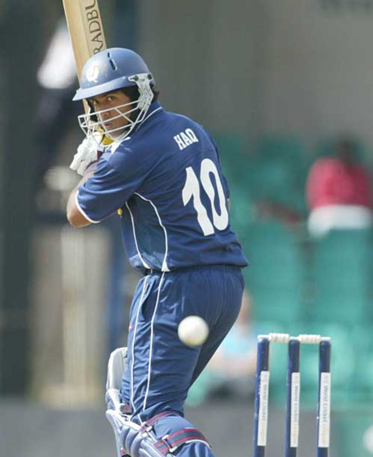 Majid Haq edges to slip early in Scotland's innings, Kenya v Scotland, World Cricket League final, Nairobi, February 7, 2007