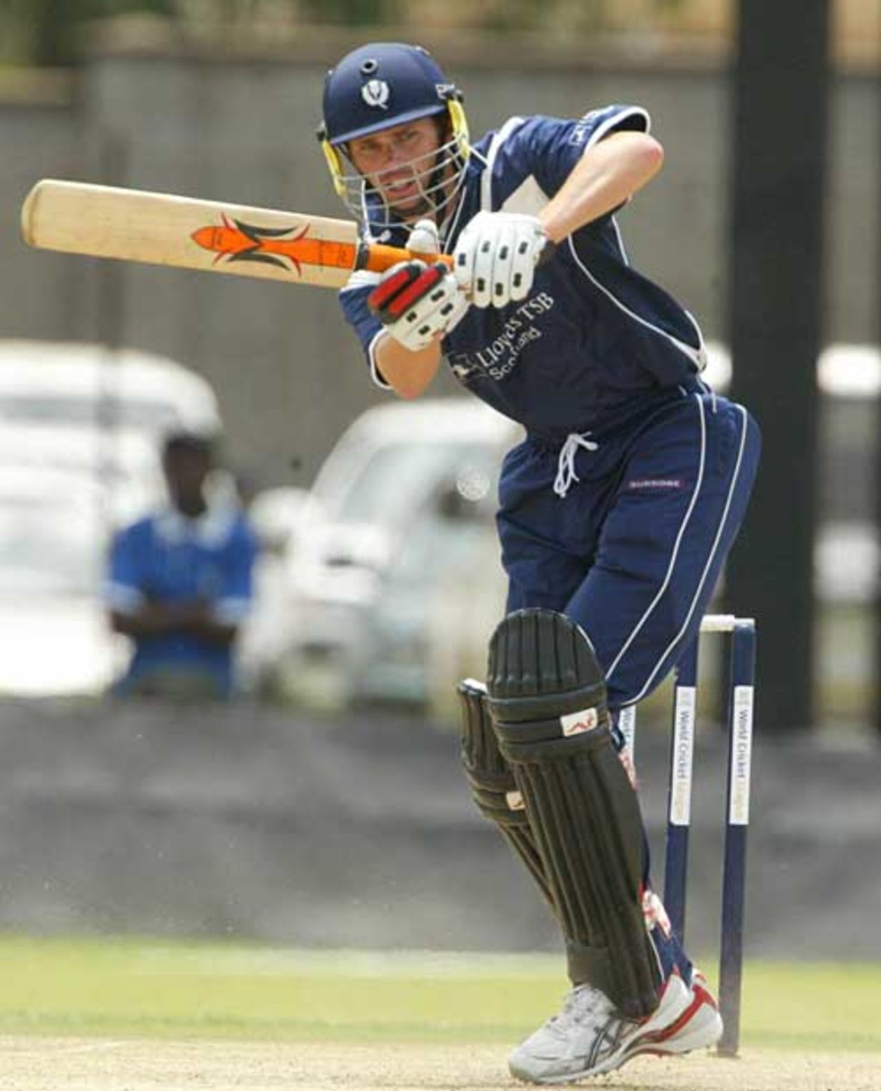 Scotland's captain Craig Wright added late runs, Kenya v Scotland, World Cricket League final, Nairobi, February 7, 2007