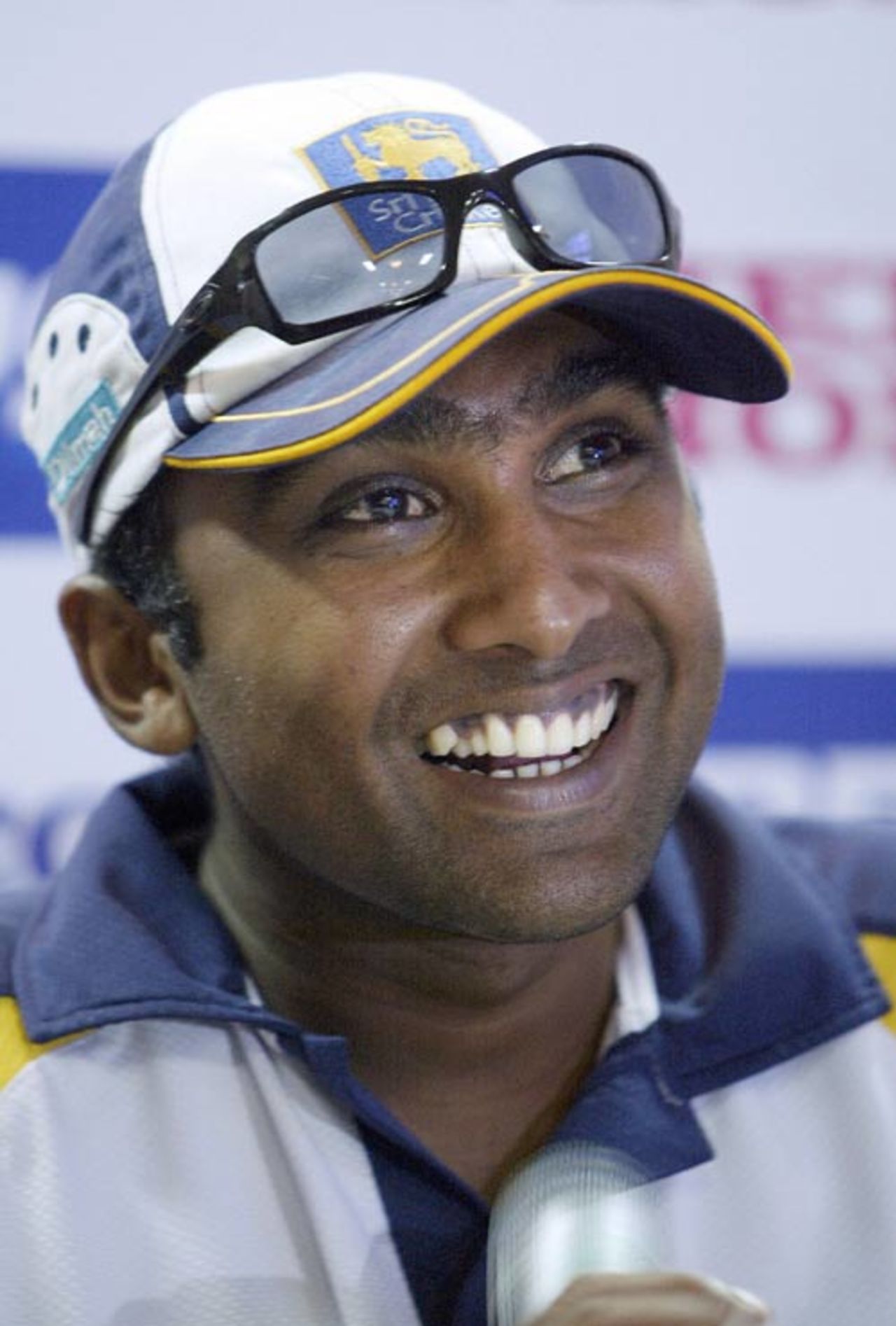 Mahela Jayawardene has a chat with the media ahead of the series against India, Kolkata, February 7, 2007
