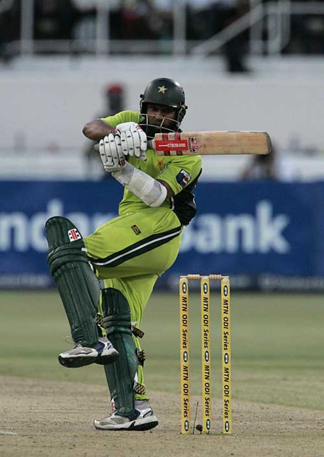 Mohammad Yousuf reached a century off 110 balls, South Africa v Pakistan, 2nd ODI, Durban, February 7, 2007