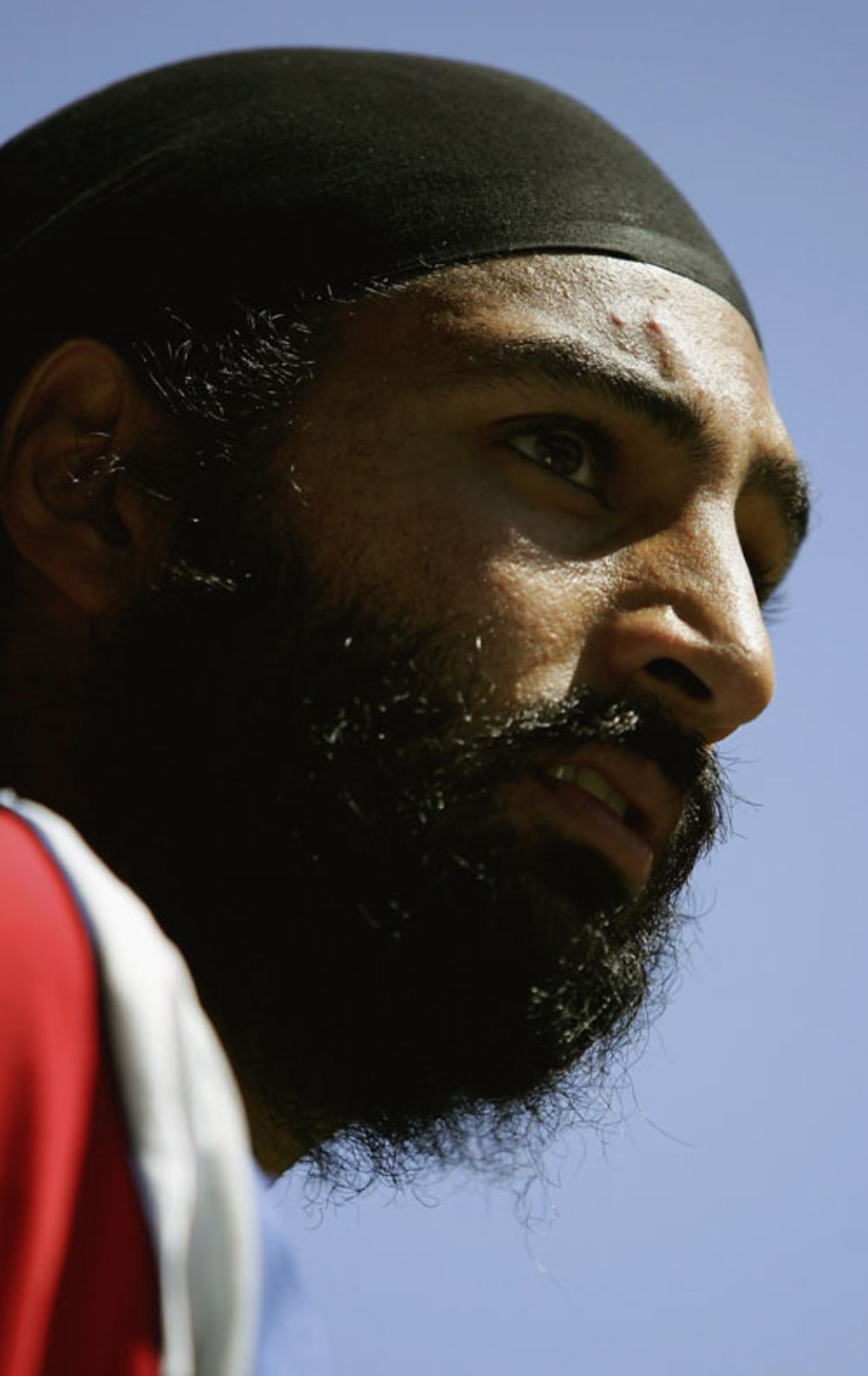 Monty Panesar during England's net session ahead of the first final, CB Series, Melbourne, February 8, 2007
