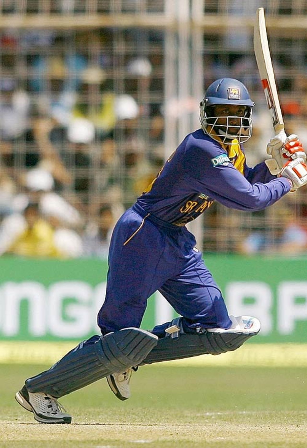 Russel Arnold top-scored for Sri Lanka with an unbeaten 66 , India v Sri Lanka, 3rd ODI, Margao, February 14, 2007