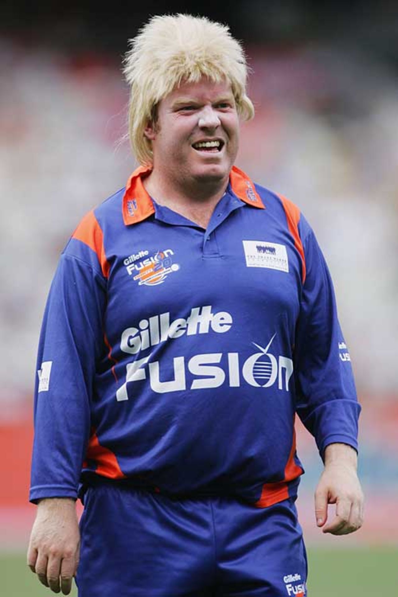 AFL's Bryan Strauchan does his best Shane Warne impression, Melbourne, February 18, 2007