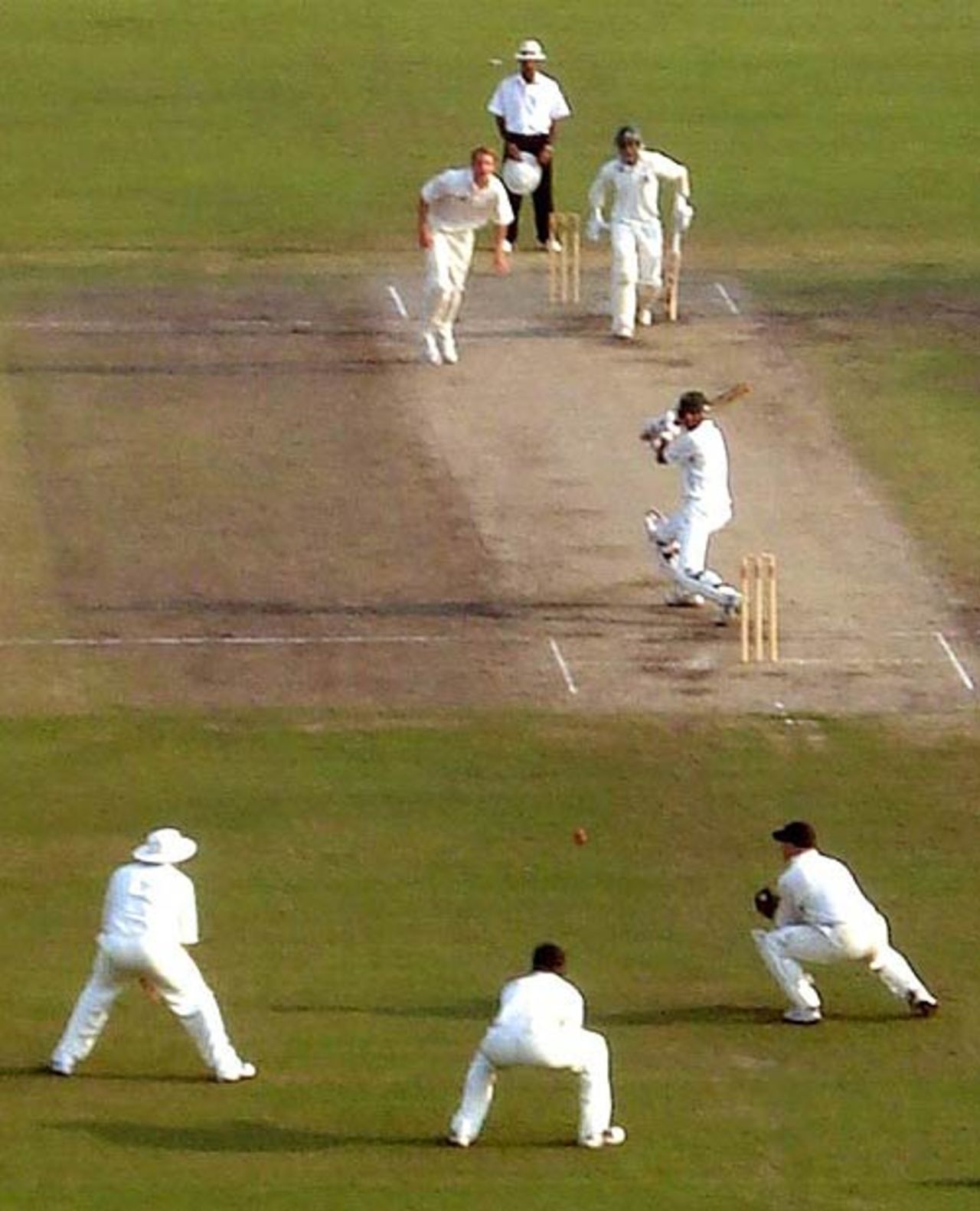 Mosharaf Hossain Rubel slashes to slip off England A's paceman Stuart Broad, England A v Bangladesh A, Sher-e-Bangla National Cricket Stadium, 1st day of four, February 22, 2007