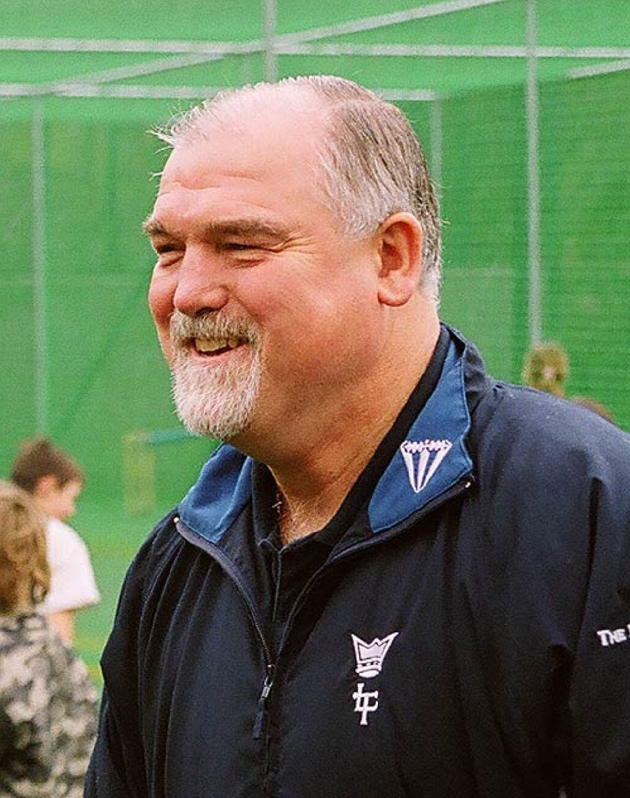 Mike Gatting, president of the Lord's Taverners, opens a new cricket centre in Paddington, February 22, 2007
