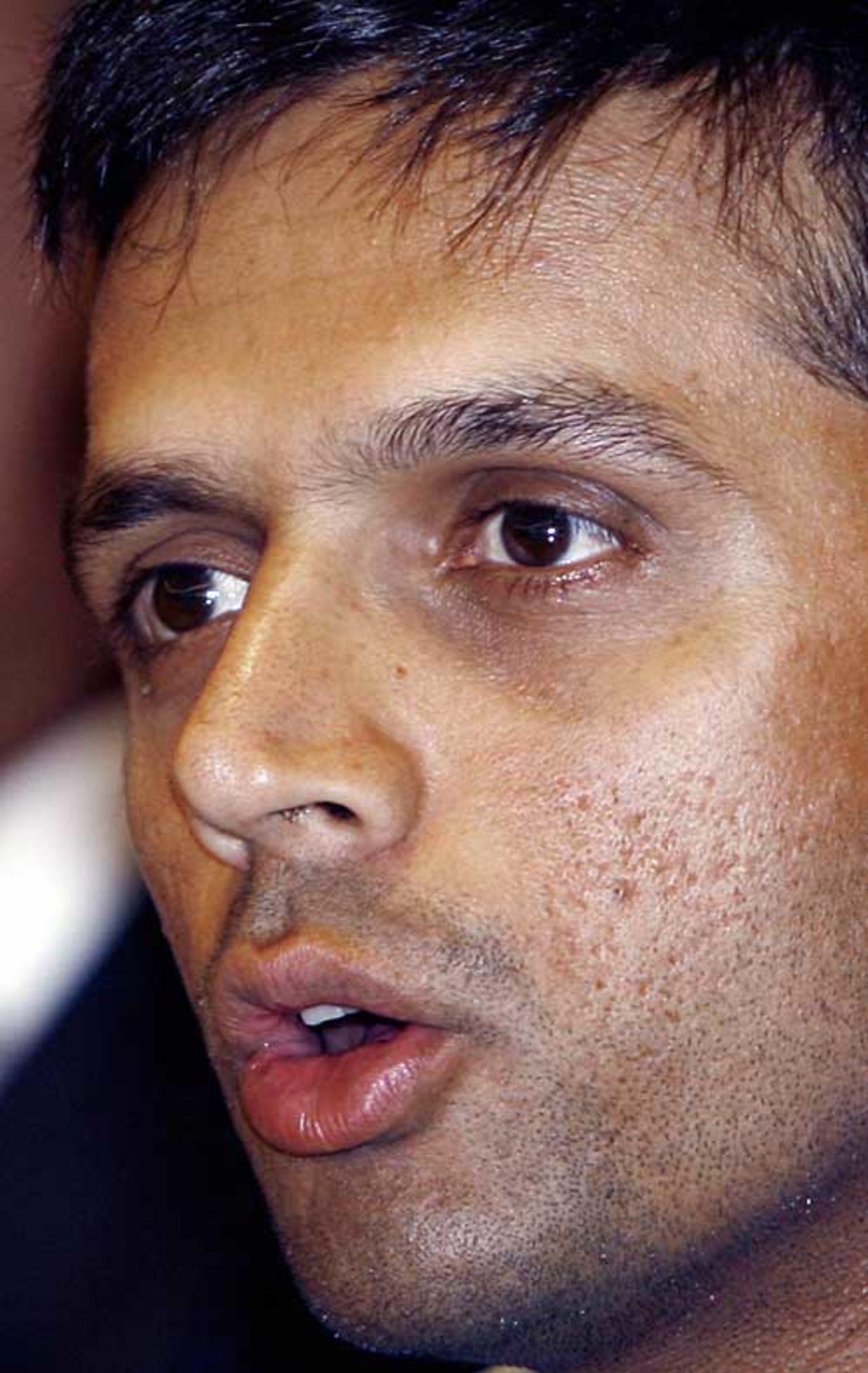 Rahul Dravid speaks at India's World Cup departure press conference, Mumbai, February 27, 2007