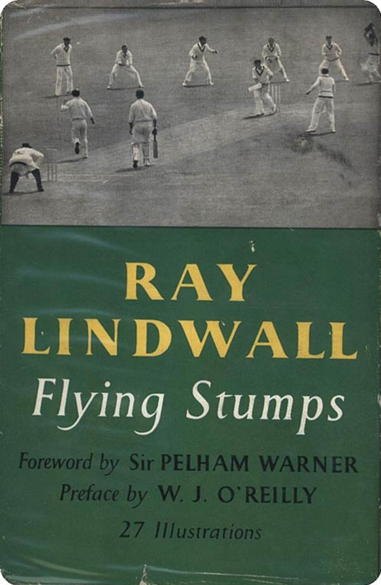 The cover of Ray Lindwall's flying stumps