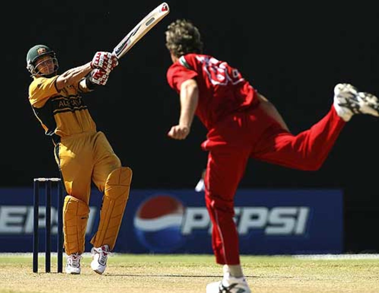 Shane Watson pulls over midwicket for four, St Vincent, March 6, 2007
