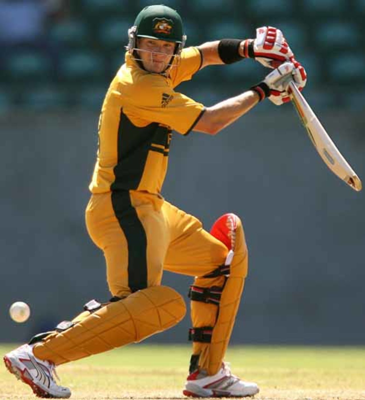 Shane Watson cuts one to the boundary on his way to 81, Australia v Zimbabwe, warm-up match, 2007 World Cup, Arnos Vale, St Vincent, March 6, 2007