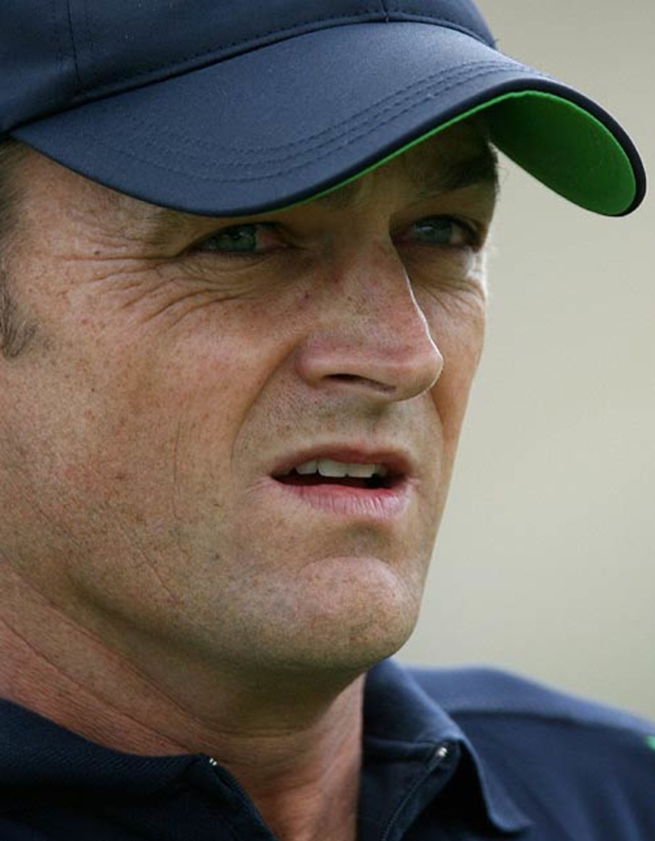 Adam Gilchrist at Australia's net session, Kingstown, St Vincent, March 7, 2007