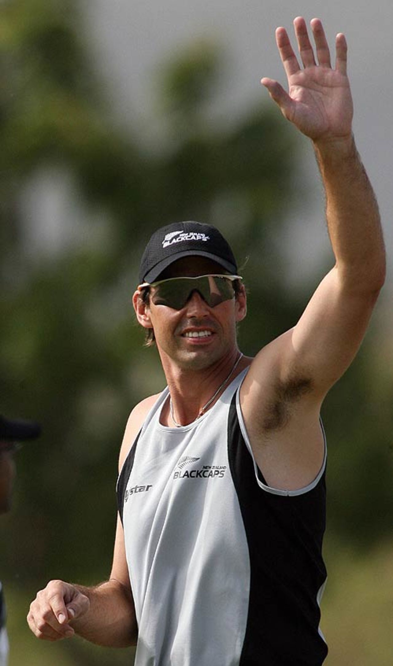 Stephen Fleming at New Zealand's training session, Bridgetown, Barbados, March 7, 2007