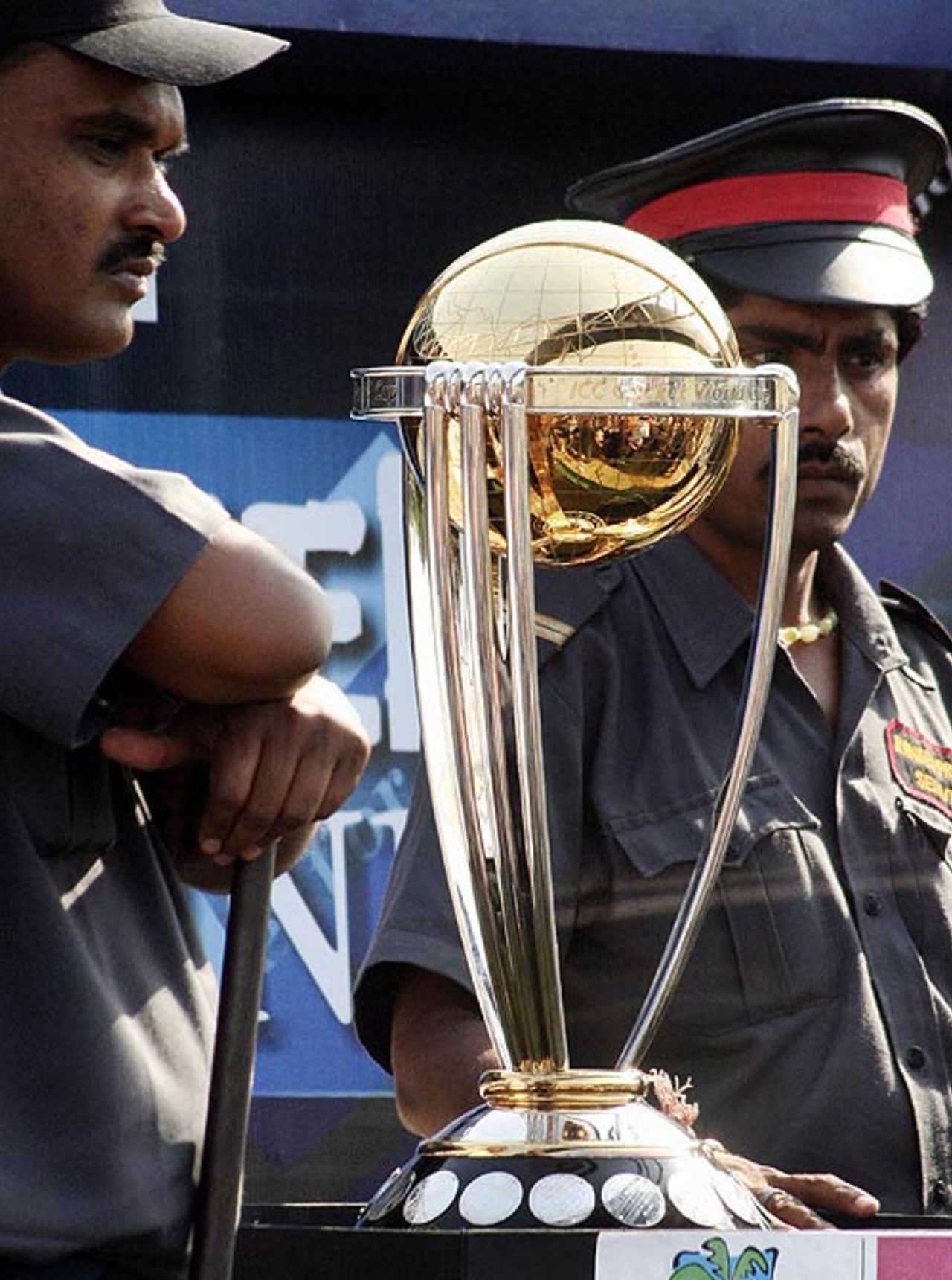The World Cup goes on display in Kolkata, March 8, 2007