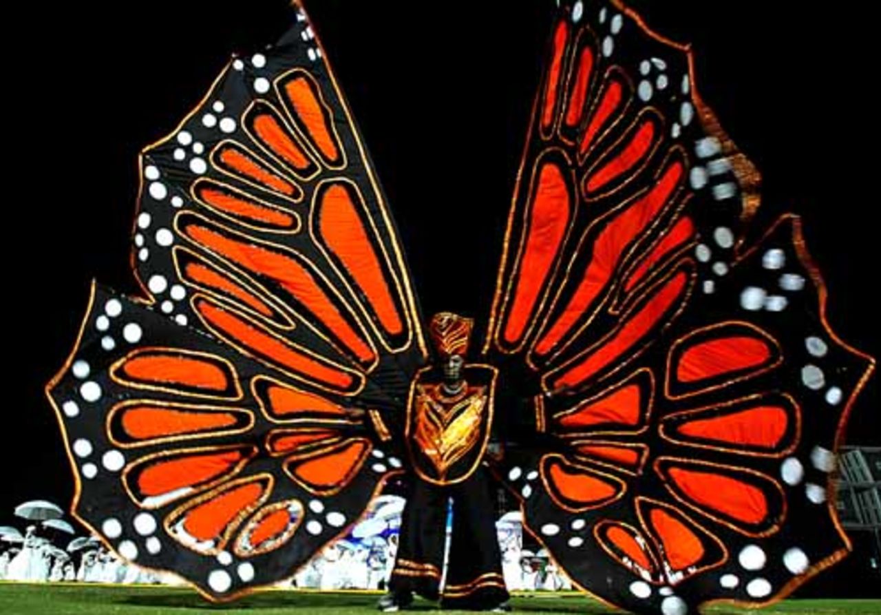 Dancers perform during the opening ceremony of the 2007  World Cup Cricket, Trelawny March 11, 2007