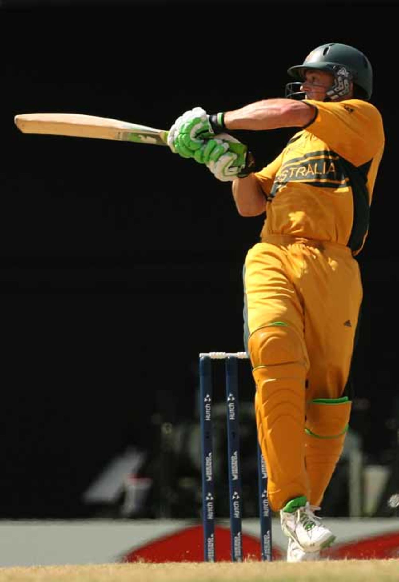 Adam Gilchrist was fierce on anything short, Australia v Scotland, Group A, Basseterre, 2007 World Cup, March 14, 2007