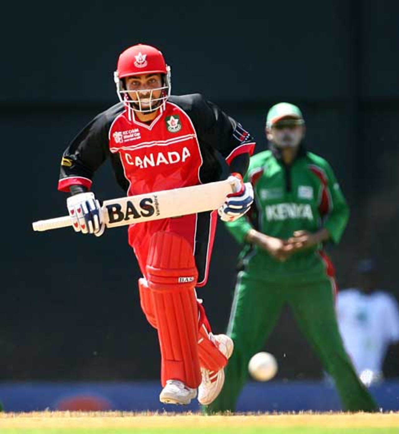 Ashish Bagai picks up runs into the leg side, Kenya v Canada, World Cup, Group C, St Lucia, March 14, 2007