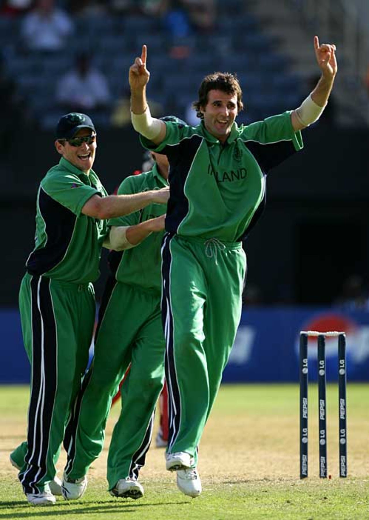 Kyle McCallan troubled Zimbabwe's middle order, Ireland v Zimbabwe, World Cup, Group D, Jamaica, March 15, 2007